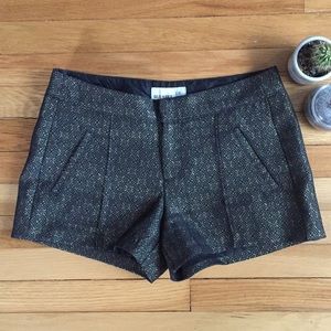 Like new gold & black dress shorts